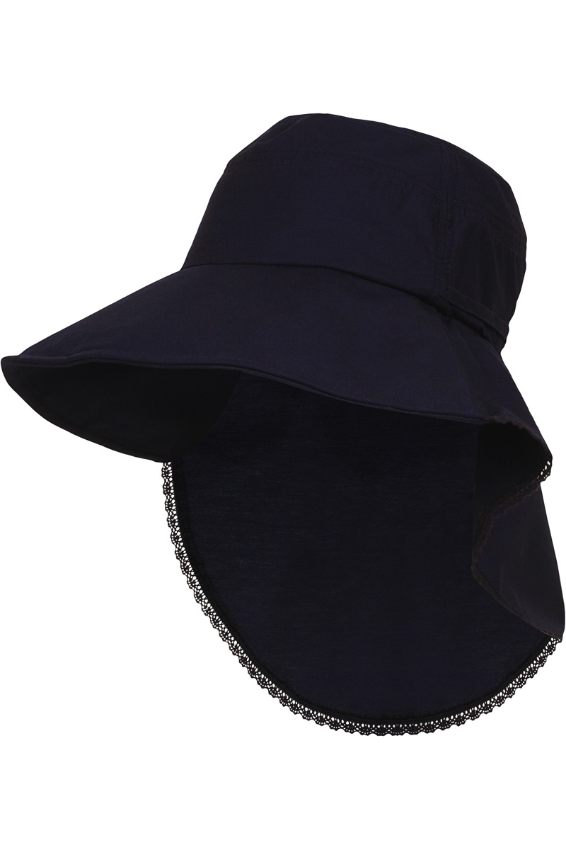 หมวกกัน UV สไตล์ญี่ปุ่น สีดำ